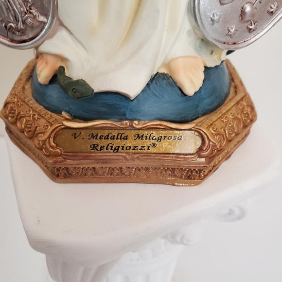 12" Our Lady of Grace Statue/ Our Lady of the Miraculous Medal ๐ - Picture 5 of 10